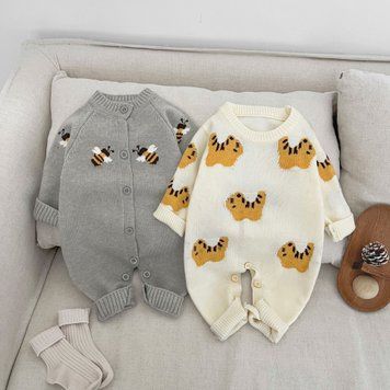 🧸 В&rsquo;язаний комбінезон для малюків 1330 фото